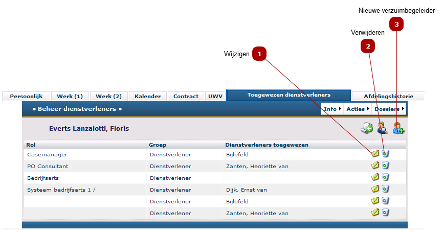 Toegewezen dienstverleners